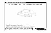 Operatorâ€™s Manual HomeFill II Compressor