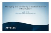 Managing and Monitoring a Scalable Lustre® Infrastructure