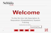 To the On-line Job Description & Requisition (PeopleAdmin) System