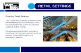 RETAIL SETTINGS - Cleaning For Health