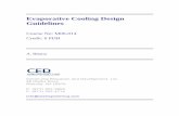 Evaporative Cooling Design Guidelines - CED Engineering