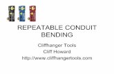 REPEATABLE CONDUIT BENDING - Cliffhanger Tools