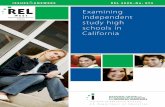 Examining independent study high schools in California - Revised