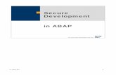 Secure Development in ABAP - ERP Database