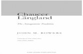 Chaucer Langland and - University of Notre Dame Press