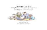Shasta County Employee Telecommuting Program Handbook