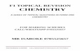 F1 TOPICAL REVISION CHEMISTRY