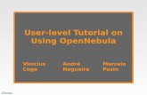 User-level Tutorial on Using OpenNebula - LaSIGE Home