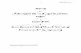 Manual Metalorganic Chemical Vapor Deposition System - Phil Ahrenkiel
