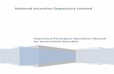 Depository Participant Operations Manual for Government Securities