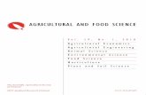 Contents Plant and Soil Science AGRICULTURAL AND FOOD SCIENCE