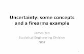 Uncertainty: some concepts and a firearms example