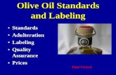 Olive Oil Standards and Labeling