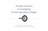 The Role of Cuisine in Investigating Tourism-Agriculture ...