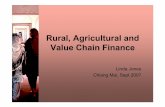 Rural, Agricultural and Value Chain Finance