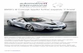 BMW's i8 Concept Spyder further expands i brand
