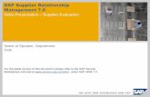 SAP Supplier Relationship Management 7 - Welcome to STP Consulting