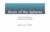 Music of the Spheres - University of Miami Department of Mathematics