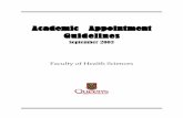 Academic Appointment Guidelines