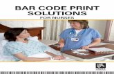BAR CODE PRINT SOLUTIONS - Zebra Technologies