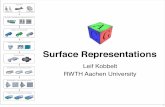 Surface Representations - Polygon Mesh Processing Book Website