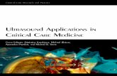 Ultrasound Applications in Critical Care Medicine