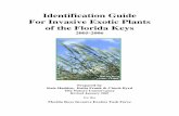 Identification Guide For Invasive Exotic Plants of the Florida