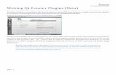 Technology Documentation Writing Qt Creator Plugins (Beta)