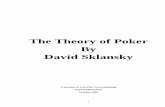 The Theory of Poker By David Sklansky