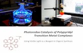 Photoredox Catalysis of Polypyridyl Transition Metal Complexes