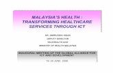 Malaysia's Health: Transforming Healthcare Services Through ICT
