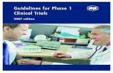 Guidelines for Phase 1 Clinical Trials - ABPI