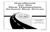 Handbook for the New Hampshire School Bus Driver