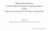 Next Generation Continuous Process Improvement (CPI)