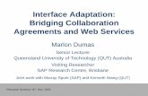 Interface Adaptation: Bridging Collaboration Agreements and Web