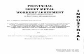 PROVINCIAL SHEET METAL WORKERS 'AGREEMENT