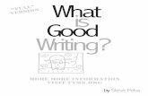 What is good writing v001 (Full).pmd