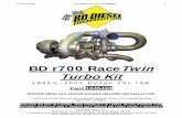BD r700 RaceTwin Turbo Kit -