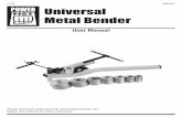 V 2.0 8000447 Universal Metal Bender