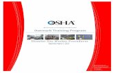 OUTREACH TRAINING ROGRAM - OSHA Training Institute Education