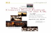 Perform The National Concert Band Festival of the UK