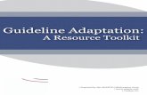 ADAPTE Manual and Recommendations for Use Feb 2010 Final