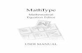 MathType 5.0 Manual - Design Science