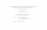 Accounting and control of power consumption in energy-aware