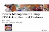 Power Management Using FPGA Architectural Features