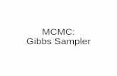 MCMC: Gibbs Sampler