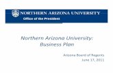 Northern Arizona University: Business Plan