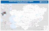 Central Asia and South Caucasus regions