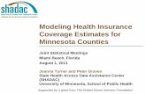 Modeling Health Insurance Coverage Estimates for Minnesota