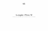 Logic Pro 9 Prise en charge des surfaces de contr´le